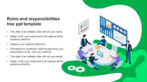 roles and responsibilities free ppt template